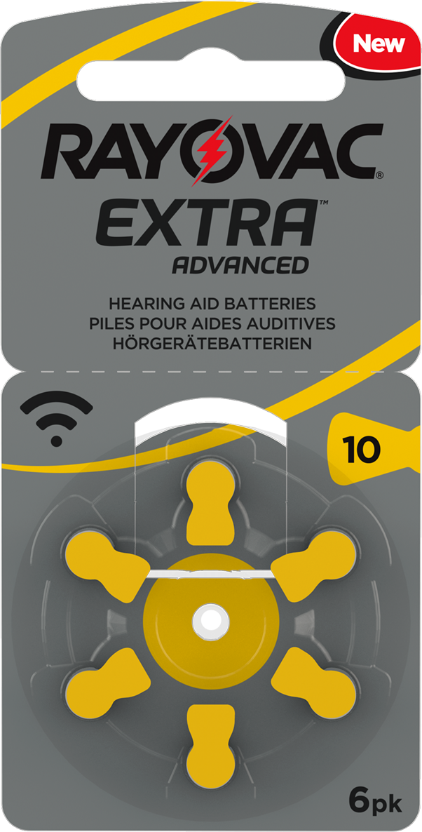 Батарейки для слуховых аппаратов Rayovac 10 Extra